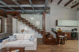 Posezení v ubytování Vintage Suites Trikala
