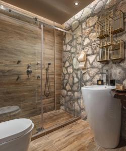 Koupelna v ubytování Vintage Suites Trikala