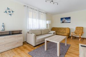 Posedenie v ubytovaní RAMZES-pokoje z balkonami,parking,10min od plaży Ustka