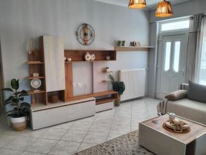 Kuchyň nebo kuchyňský kout v ubytování Savvas Luxury Apartment + 6 fotografií