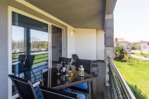 Balkón alebo terasa v ubytovaní Marea Blue Funtana
