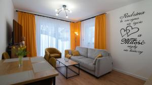 Posezení v ubytování Wisła apartament przy stoku