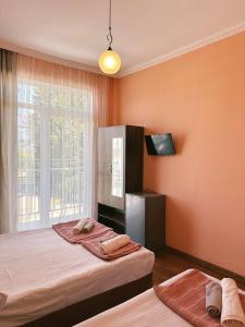 Letto o letti in una camera di Sofia House