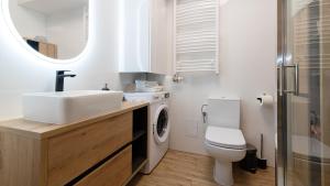 Koupelna v ubytování Wisła apartament przy stoku