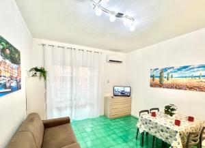 TV a/nebo společenská místnost v ubytování Casa di Ceci