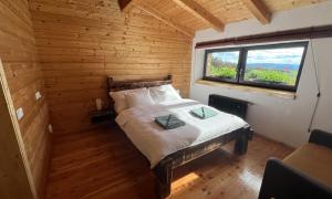 Postel nebo postele na pokoji v ubytování Chata Tanečnice