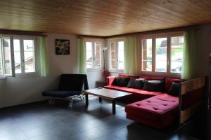 Posezení v ubytování Chalet Sunnegg