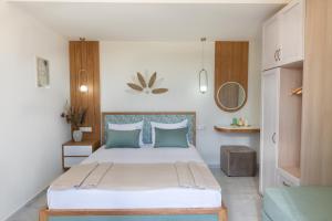 Postel nebo postele na pokoji v ubytování Anna Apartments