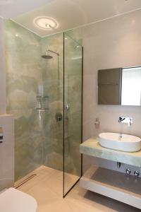 Koupelna v ubytování Anna Apartments