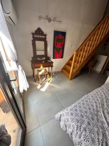 Postel nebo postele na pokoji v ubytování Appartement à 25 min de la plage