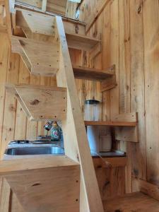 Kuchyň nebo kuchyňský kout v ubytování Finca La Santamaria