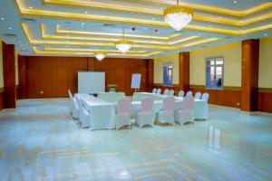Posezení v ubytování Jees Hotel