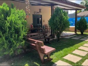 Um jardim em Pousada Paraíso dos Milagres