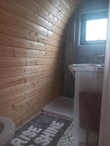 Koupelna v ubytování Seaview Glamping Cabin Inishowen