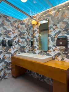 Koupelna v ubytování Hotel Agave Baños