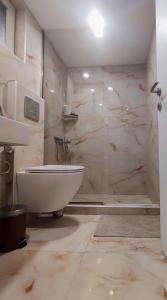 Koupelna v ubytování Aloe Residence Possidi