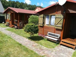 Zahrada ubytování 2 Bursztyny