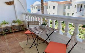 Balkon lub taras w obiekcie Laguna Beach, Todos los Santos