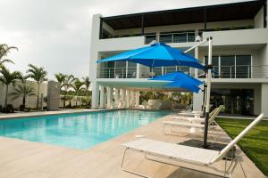Bazén v ubytování Hotel Aqua Spa & Resort nebo v jeho okolí