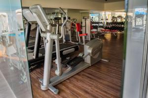 Fitness centrum a/nebo fitness zařízení v ubytování Hotel Aqua Spa & Resort