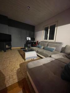 Μια τηλεόραση ή/και κέντρο ψυχαγωγίας στο Maison calme à 20 minutes de Genève