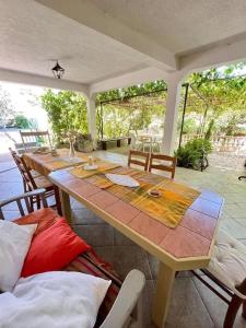 Χώρος καθιστικού στο Vila Klara double room - terrace view