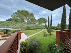 A garden outside Villa del Biondo