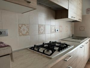 A kitchen or kitchenette at Villa del Biondo