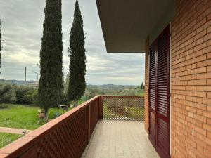 A balcony or terrace at Villa del Biondo
