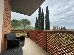 A balcony or terrace at Villa del Biondo