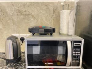 Dapur atau dapur kecil di Green Star City Apartment