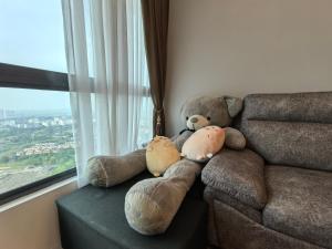Posezení v ubytování Sky Suite Meritus Residence in Perai