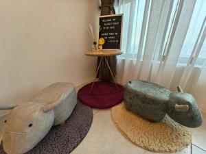 Posezení v ubytování Sky Suite Meritus Residence in Perai