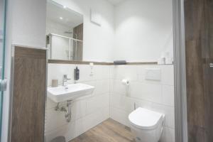 Koupelna v ubytování Hotel dasZimmermann