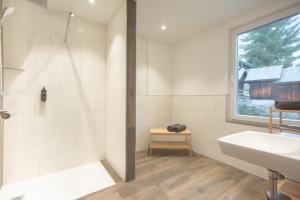 Koupelna v ubytování Hotel dasZimmermann