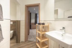 Koupelna v ubytování Hotel dasZimmermann