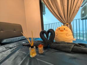 Posezení v ubytování Sky Suite Meritus Residence in Perai