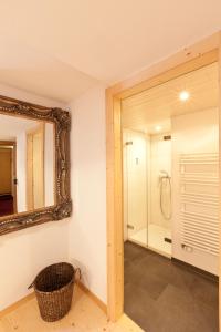 Koupelna v ubytování Hotel Posta + 37 fotografií