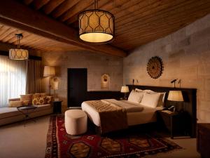 A seating area at Argos in Cappadocia
