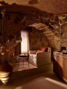 A seating area at Argos in Cappadocia