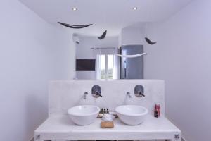 Kúpeľňa v ubytovaní Art Hotel Santorini