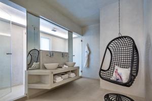 Kúpeľňa v ubytovaní Art Hotel Santorini