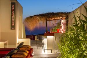 Posedenie v ubytovaní Art Hotel Santorini