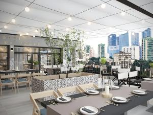 Khu vực ghế ngồi tại Binh Duong Resident Hotel