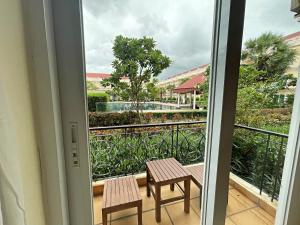 Balkón nebo terasa v ubytování Sokha Palace Siem Reap Hotel