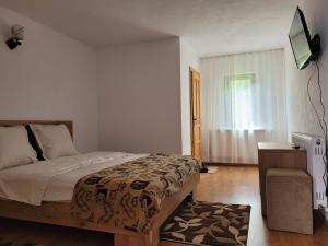 Llit o llits en una habitació de Casa Ursului