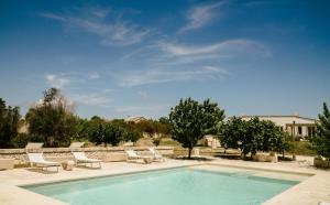 Bazén v ubytování Villa del Ponente Otranto nebo v jeho okolí
