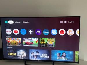 a flat screen tv with many different apps on it at A&P Studio in Gdynia