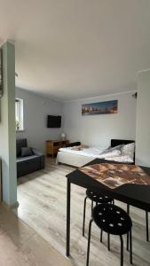 Posezení v ubytování Apartament U Waldka