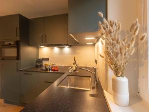 Kuchyň nebo kuchyňský kout v ubytování NEW! Tevini Alpine Apartments by we rent